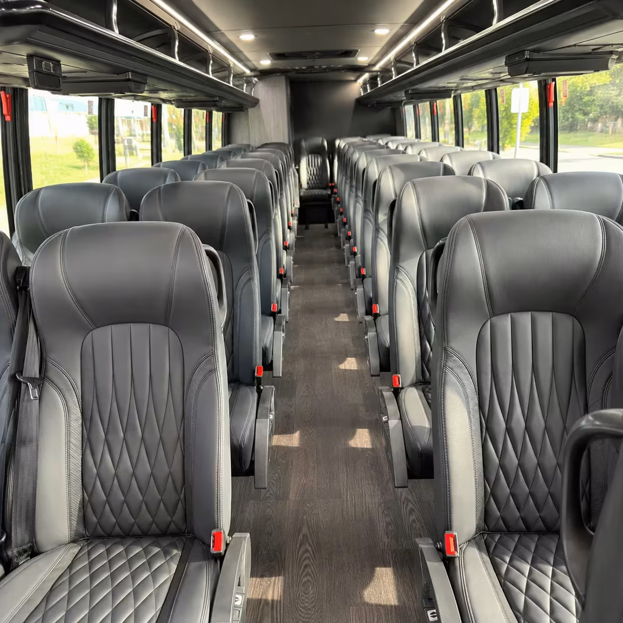28 passenger minibus inside