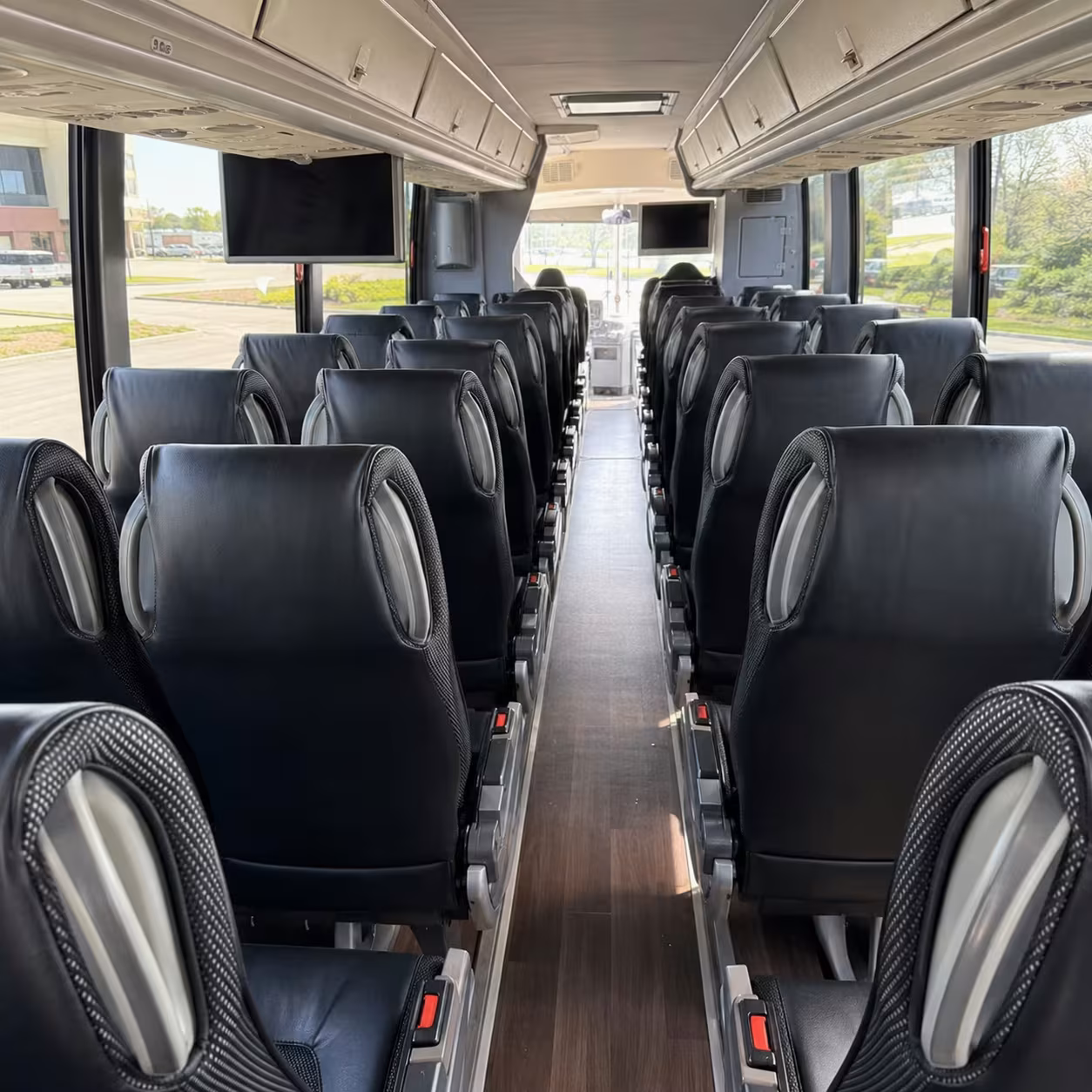 ontario charter bus rental inside