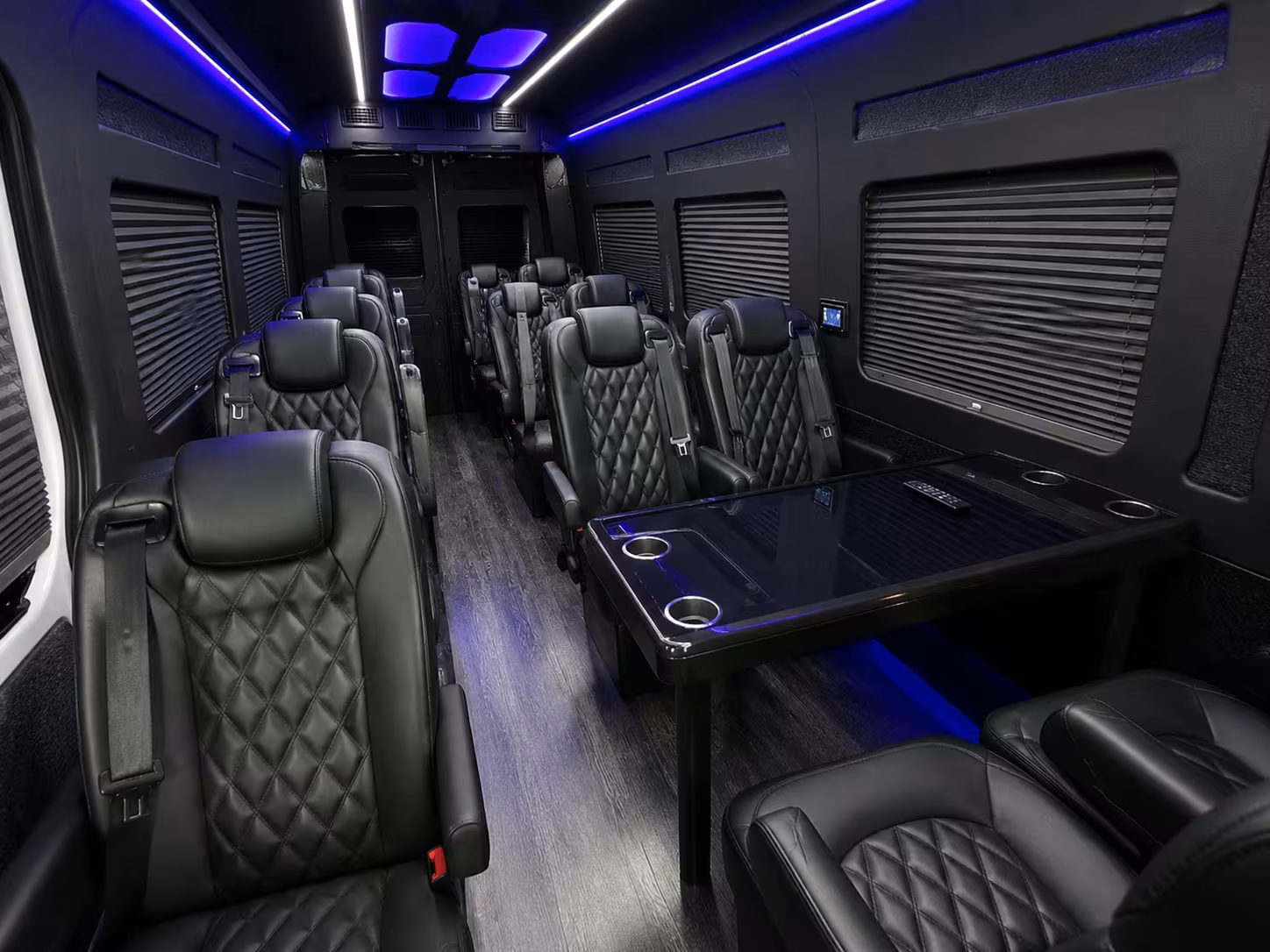 sprinter van with driver interior