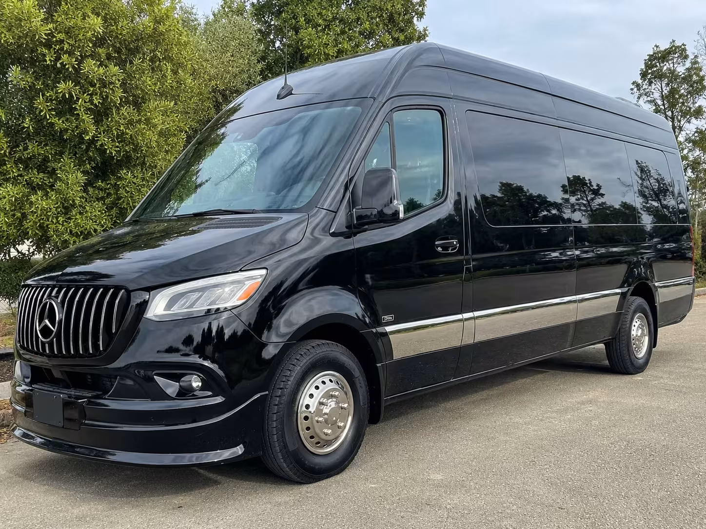 sprinter van with driver